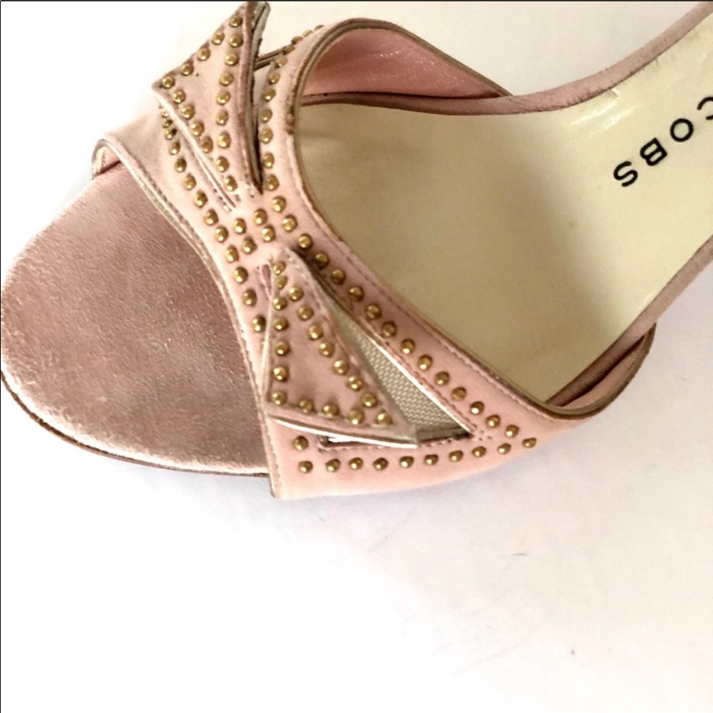 M. Jacobs Blush suede sandals. - Picture 4 of 4